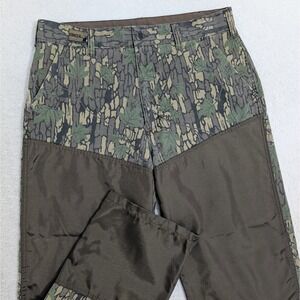 Winchester Brush Camouflage Hunting Pants Nylon Bottoms Snap pockets Men's 36